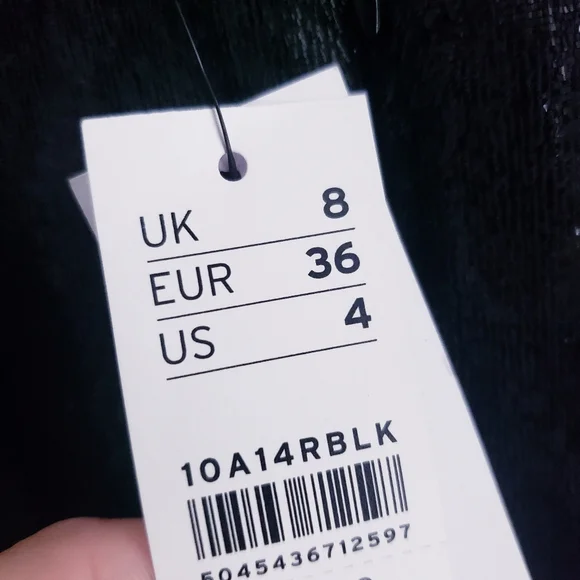 Topshop Glitter Velvet Slip Mini Dress New With Tags - Picture 10 of 10